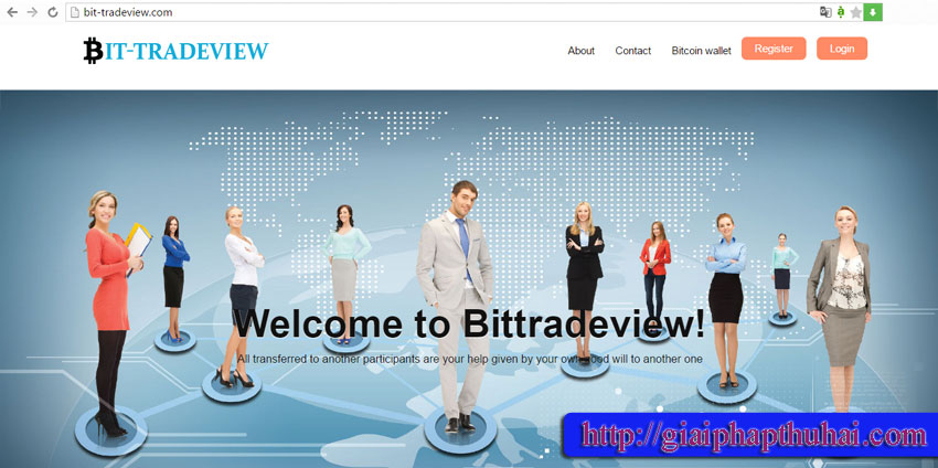 Sân chơi cho nhận Bit Tradeview có webiste là bit-tradeview.com